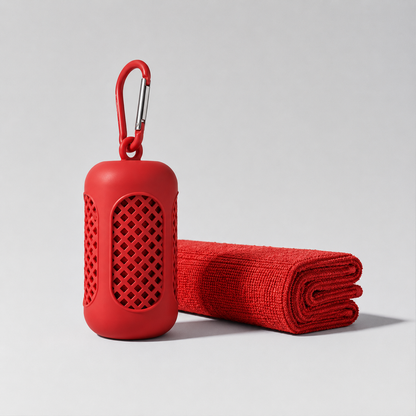 Ecoplino Cooling Towel Red
