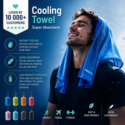 Ecoplino Cooling Towel Red