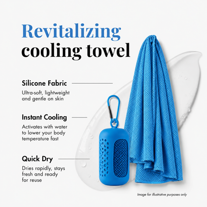 Ecoplino Cooling Towel Red