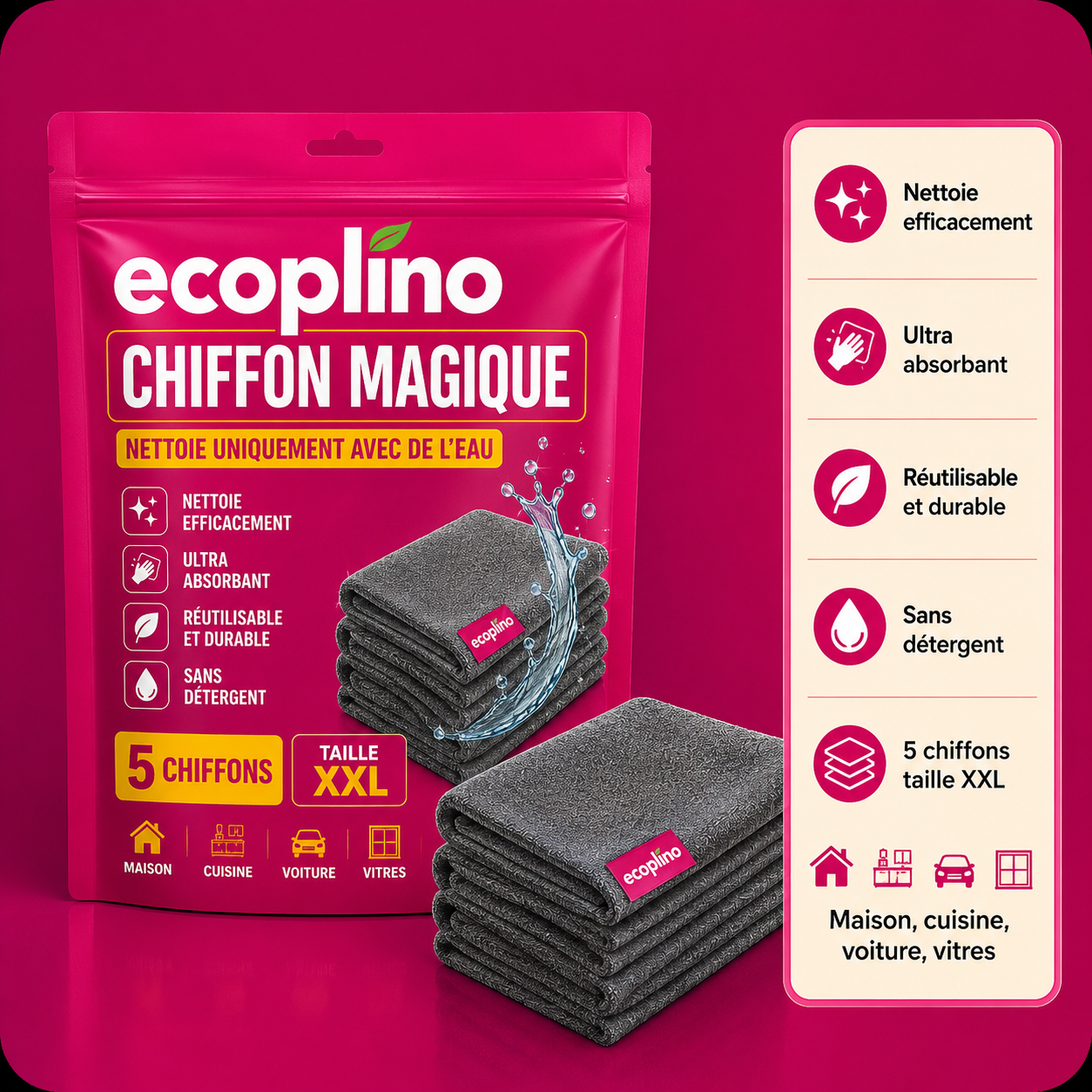 J'avais tout essayé. Ce chiffon a changé quelque chose.