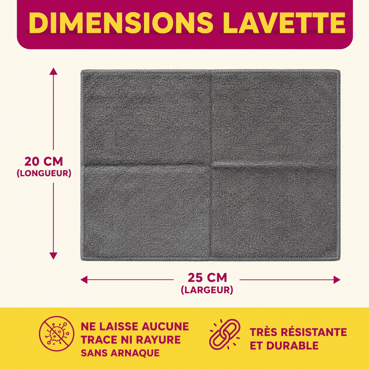 J'avais tout essayé. Ce chiffon a changé quelque chose.