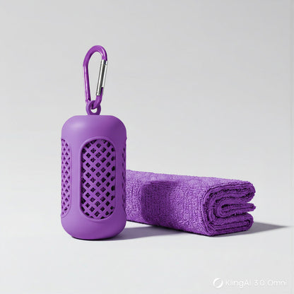Ecoplino Cooling Towel Purple